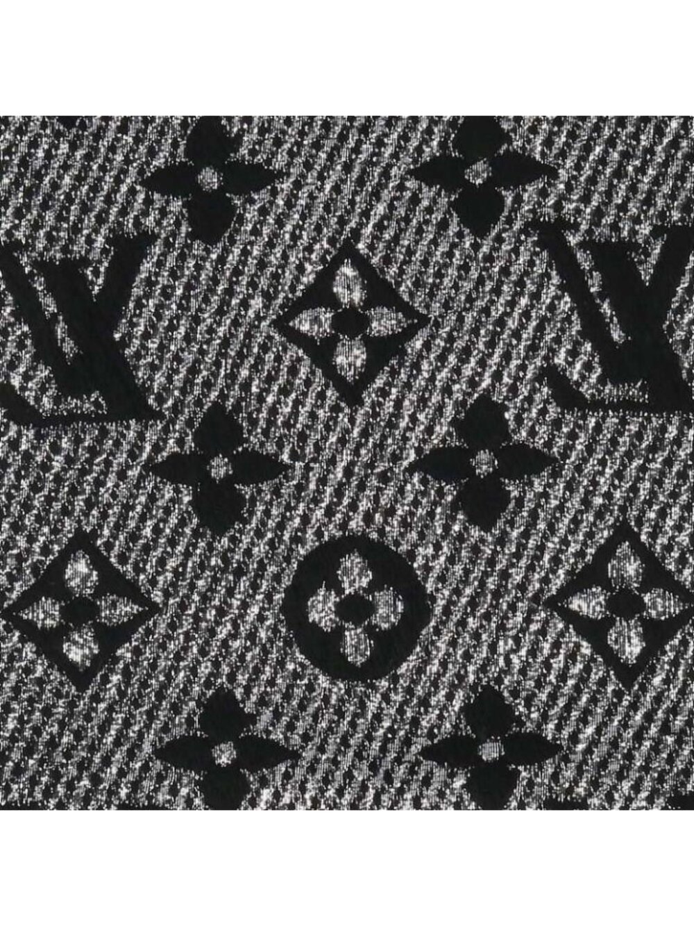 Louis Vuitton Echarpe Logo Mania Shine Monogram All Over Pattern Scarf - Picture 2 of 3